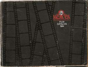 MGM/UA Entertainment Co FILM CATALOG (1984)  