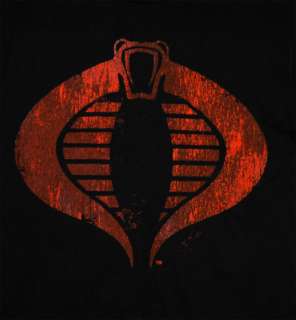 GI Joe Cobra Commander Logo Cartoon T Shirt Tee  
