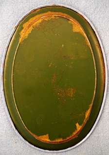 oval Coca Cola tip tray (1904 Woman holding glass of cola)  