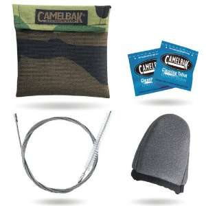   Foliage Green Tablets Sponge Tube Brush Carry Pouch