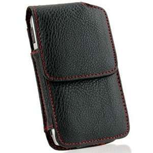   Leather Case Pouch Red Stitches For Ipod Touch 3rd 