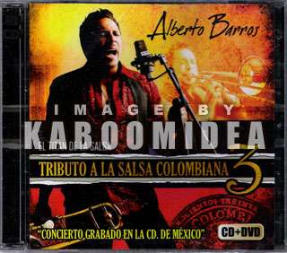 ALBERTO BARROS Tributo A La Salsa Colombiana 3 CD + DVD  