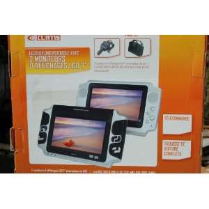  7 LCD Display Portable DVD Player with Extra 7 LCD 