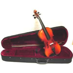   with Case + Bow + Accessories   Natural Color Musical Instruments