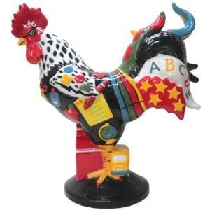   Ceramic Eggceptional Teacher Rooster Figurine, 10 Inch