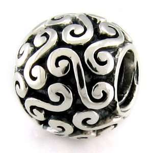   Twisted Ball Chiyopia Pandora Chamilia Troll Compatible Beads Jewelry