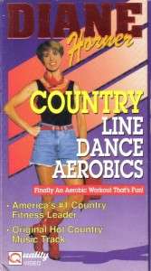 VHS DIANE HORNER COUNTRY LINE DANCE AEROBICS  