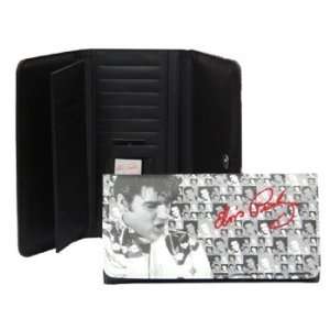  Elvis Presley Wallet  Trifold Checkbook Wallet EP6636 