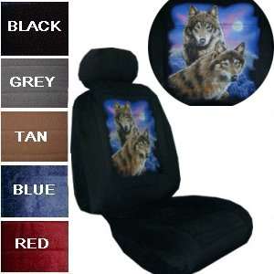 WOLVES CAR TRUCK SUV VAN NEW SEAT COVERS pp  