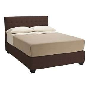   Sonoma Home Fairfax Low Bed, Cal King, Chenille Basketweave, Espresso