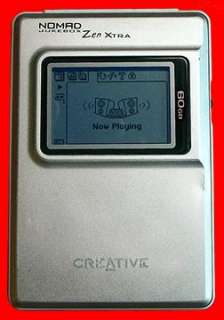 Creative Labs ZEN Nomad Jukebox Xtra Silver 60GB  WMA Media Player 