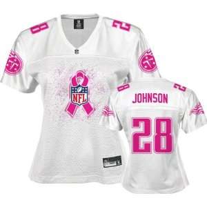 Chris Johnson Tennessee Titans Womens Breast Cancer Awareness Jersey 