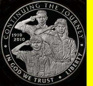 Dollar, 2010, Boy Scouts of America, 100th Anniversary  