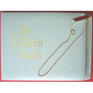  Our Church Guest Visitors Book with Pen (9780837837352) C 
