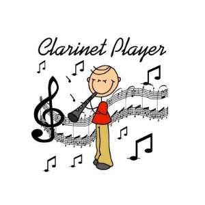  Stick Figure Clarinet Player Tshirts and Gifts Greeting 