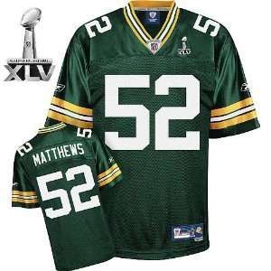   Packers Clay Matthews Reebok Jersey Size 50 (Large)
