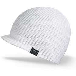 Dakine Waffle Visor Knit Beanie Stocking Ski Cap White  