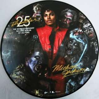 MICHAEL JACKSON THRILLER 25th ANN PICTURE DISC RARE LP  