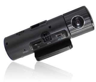 HD IR Dual Lens Dashboard Dash Camera Car DVR+GPS logger + GPS Sensor 