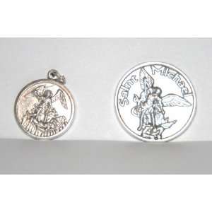 com WOMENS MENS GIFT COIN COLLECTING SAINT ST MICHAEL ARCH ANGEL COIN 