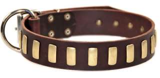 Leather Dog Collar Medium and Extra Large Breeds  