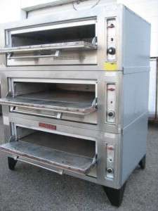VULCAN 7018A 3 Deck Oven Nat Gas Pizza Bakery Tested Live pictures 