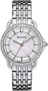 96R146 Bulova Ladies Watch Dress Diamonds  