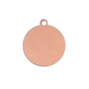  Solid Copper Stamping Blank Round Disc Pendant 17.5mm (1 