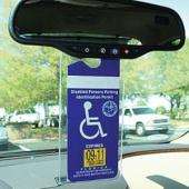 NEW Handicap Placard Protective Plastic Holders Set/2  