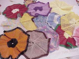 Kitchen Dishcloth Doilie thread crochet pattern  