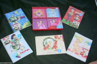 New Disney Christmas Cards Princess,Tink, Toy Story  