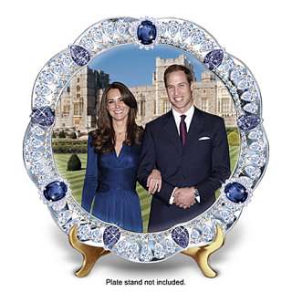   Engagement Prince William And Kate Middleton Collector Plate  