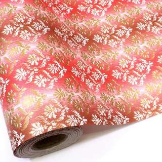 Damask Red BULK Gift Ream Roll Wrapping Paper 82ft 25M  