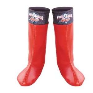    Power Ranger Red Boot Covers Costume Accessory Toys & Games