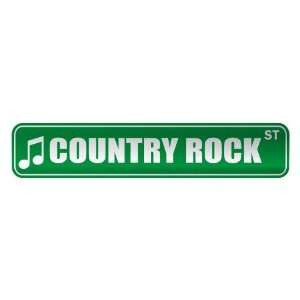  COUNTRY ROCK ST  STREET SIGN MUSIC