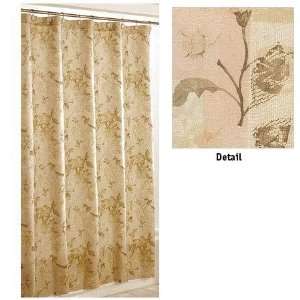  Croscill Fragrance Tailored Floral Fabric Shower Curtain 