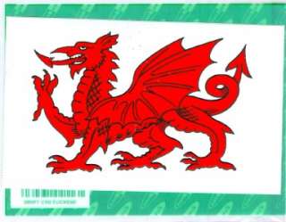 Wales Welsh Red Dragon Decal Car Sticker  