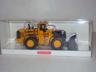   SCALE WIKING 652 01 VOLVO L350F WHEEL LOADER WITH DRIVER FIGURE  