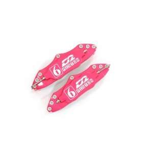 1 Pair of 6pot D2 Pink Caliper Covers Brake Front or Rear 