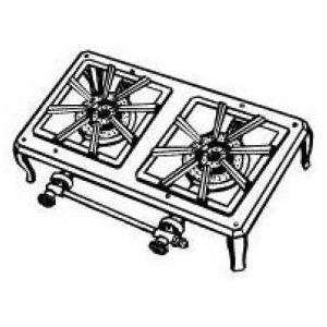 Music City Metals D2000 Cast Iron Free Standing Gas Burner Replacement 