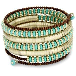  Danielle Stevens Resort Turq Wire Wrap Bracelet Jewelry