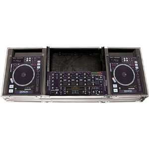   with wheels holds one 19 inch mixer and two Denon DNS5000 CD players
