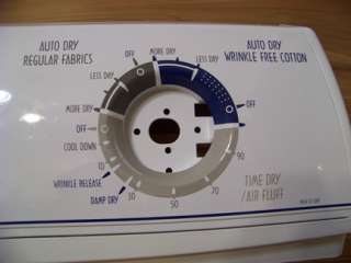 Maytag Performa Electric Dryer Control Panel 31001463  