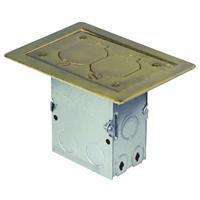 Bronze Floor Box Electrical Outlet Kit by Thomas & Betts no. 71WDS 