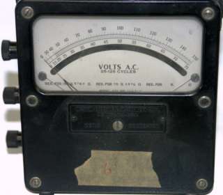 Weston Electrical Instrument Corp Volts A.C. Meter  