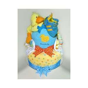   Ducky Diaper Cake Baby Shower Gift/centerpiece