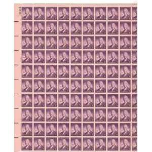  Alfred E Smith Sheet of 100 x 3 Cent US Postage Stamps NEW 