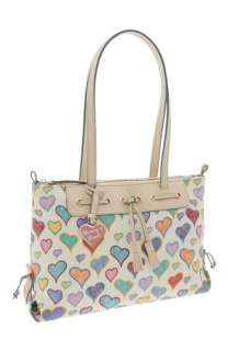 Dooney & Bourke Heart Zip Top Tassel Bag  