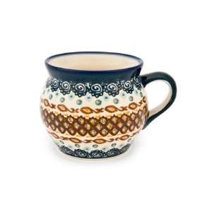 Polish Pottery Angelica Bell Shaped Mug 