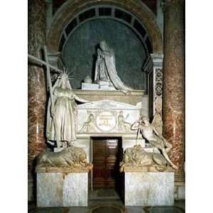   Antonio Canova   24 x 32 inches   Monumento funerar